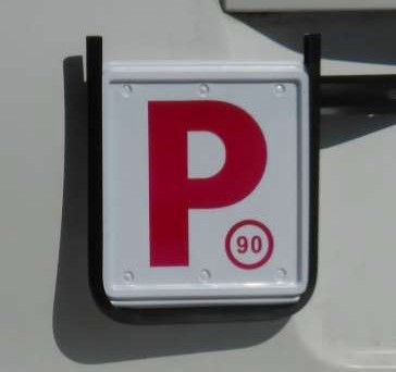Red P plate