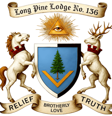 Armorial Bearings of Long Pine Lodge No. 136