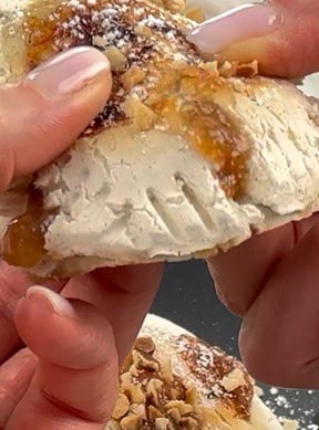 How to make snacks with sweet focaccia