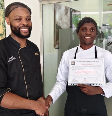 Chef de partie training course in Dubai professional kitchen