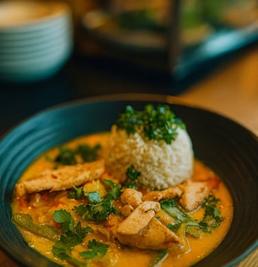 Thai Curry mit Reis - Mittagstisch im hausgemacht by Klink-Eberhard