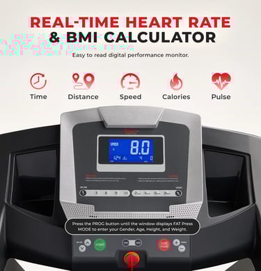 treadmill features