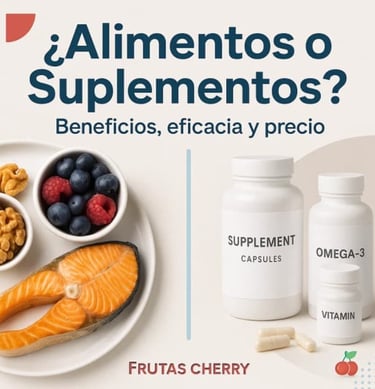 Comparativa de precios alimentos y suplementos