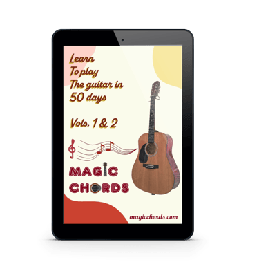 Learn to play the guitar in 50 days - E minor chord