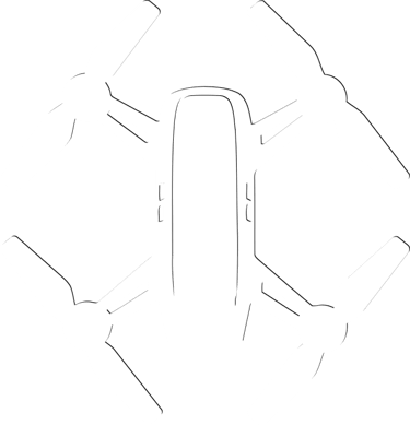 Vector Icon of a Drone