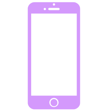 a purple phone with a black background and a phone