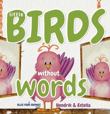 little birds without words Blue Fork Rhymes Picture book