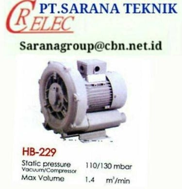 Jual Cuan Fan Ring Blower, jual Crelec Ring Blower, jual Ho Hsing Ring Blower.