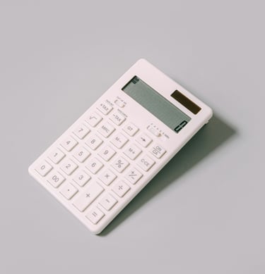 Calculator, symbolizing financial planning and analysis