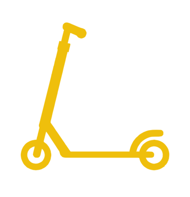 trottinette jaune