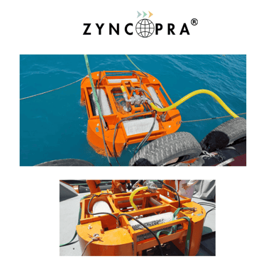 Sistema flotante oil skimmer para recuperación de petróleo.