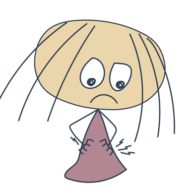 Anna experiencing PMS discomfort and low energy during a difficult day