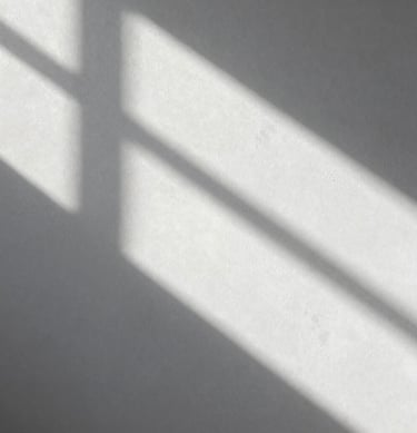 Abstract play of light and shadow on a white textured wall in a minimalist style. Clean gray and white palette. International / Professional.