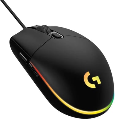 Logitech G203 LIGHTSYNC Ratón USB Gaming con Iluminación RGB Personalizable, 6 Botones Programables