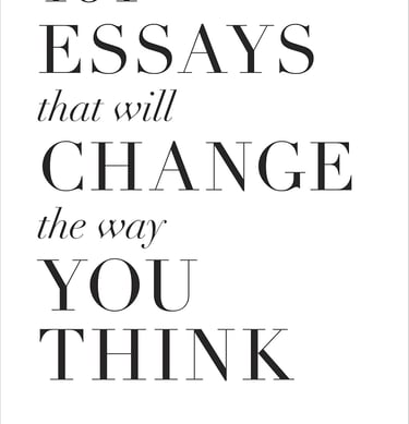 101 Essays that will Change the Way You Think book cover