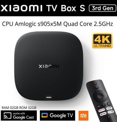 xiaomi tv box box s 4k 3 geração