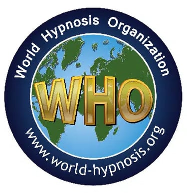a logo for the world's largest hypnose organization
