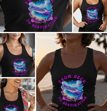 a woman wearing a tank top with a tank top and a tank top with a