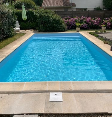 Rénovation d'une piscine en Nouvelle Aquitaine, 9m x 4m