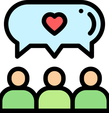 vrienden vertellen over IPTV