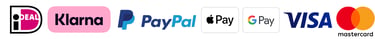 Geaccepteerde betaalmethoden inclusief iDEAL, Klarna, PayPal, Apple Pay, Google Pay, Visa en Masterc