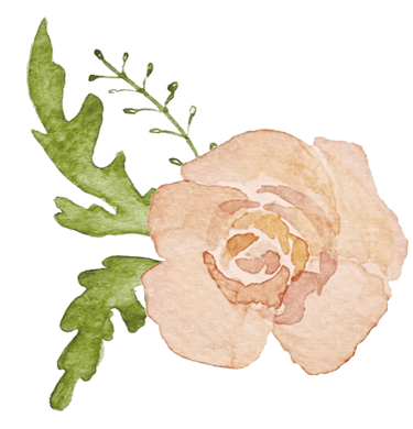 a flower with a green leafy stem