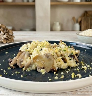 Mushroom risotto