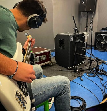 enregistrement de l'ep de watchers a la basse