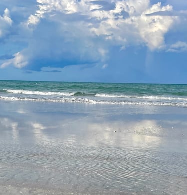 natural healing at the ocean shoreline