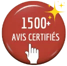 1500+ avis clients