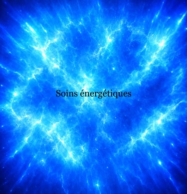 Un ciel bleu lézardé d'éclairs