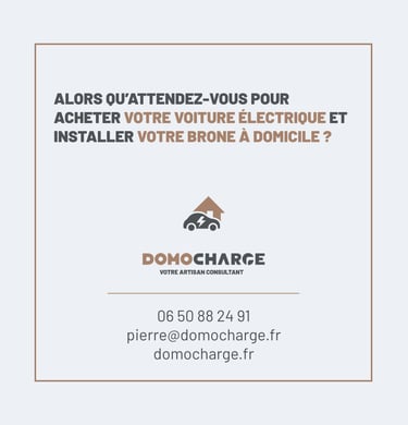 Installez votre borne avec Domocharge