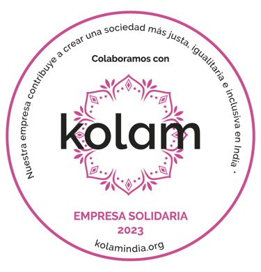 sello empresa solidaria Kolam India