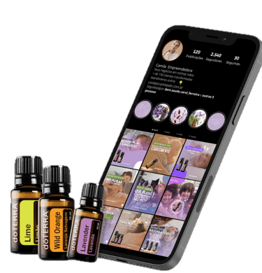 celular com instagram aberto consultora doterra