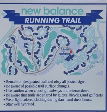 Disney's Old Key West Resort Running Trail
