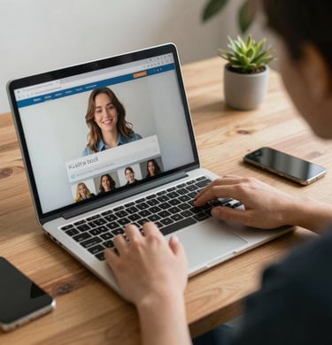 blue and white striped round textile