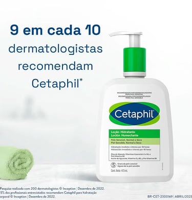 Cetaphil Loção Hidratante Galderma para Pele Normal a Seca 473ml