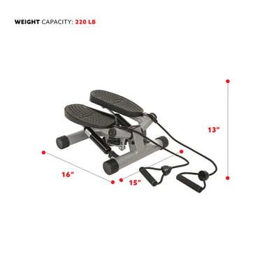 stepper dimensions