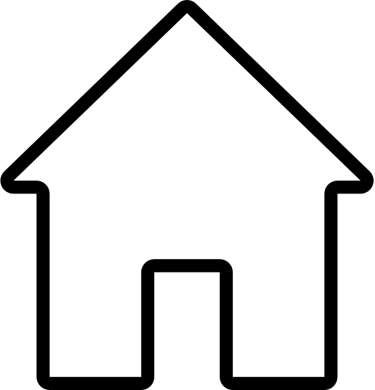 an outline of a home icon