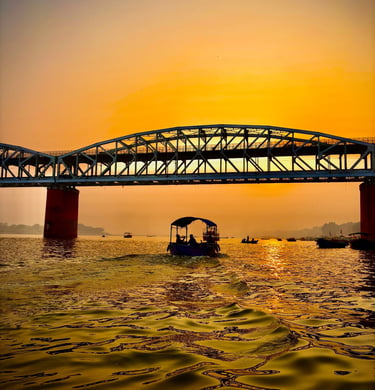 Sunset View From Namo Ghat