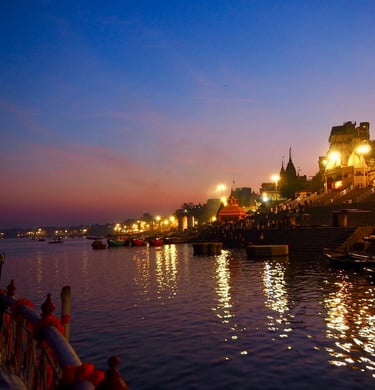 Boat ride from Dashashwamedh Ghat