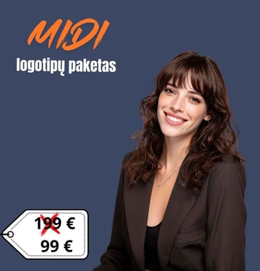 Logotipų kūrimas - Paketas MIDI