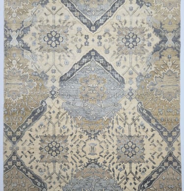 Handknotted (90 KPI) Rug made of Wool & Botanical Silk