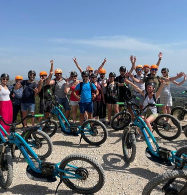 Trottinettes lectriques Alpilles team building oleis travel events