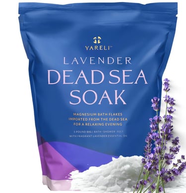 Relaxing lavender soak bath