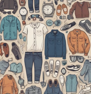 clothing and accessories for men 
