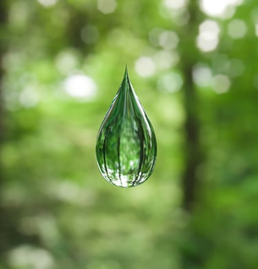Clean water symbolizing eco‑friendly laundry process in Bali