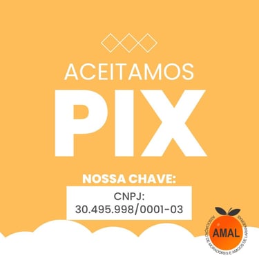 Chave PIX da AMAL - Associação dos Moradores e Amigos de Laranjeiras.