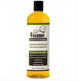 4-Legger USDA Organic Dog Shampoo non-toxic sulfate-free natural pet wash.