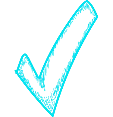 Check dibujo azul